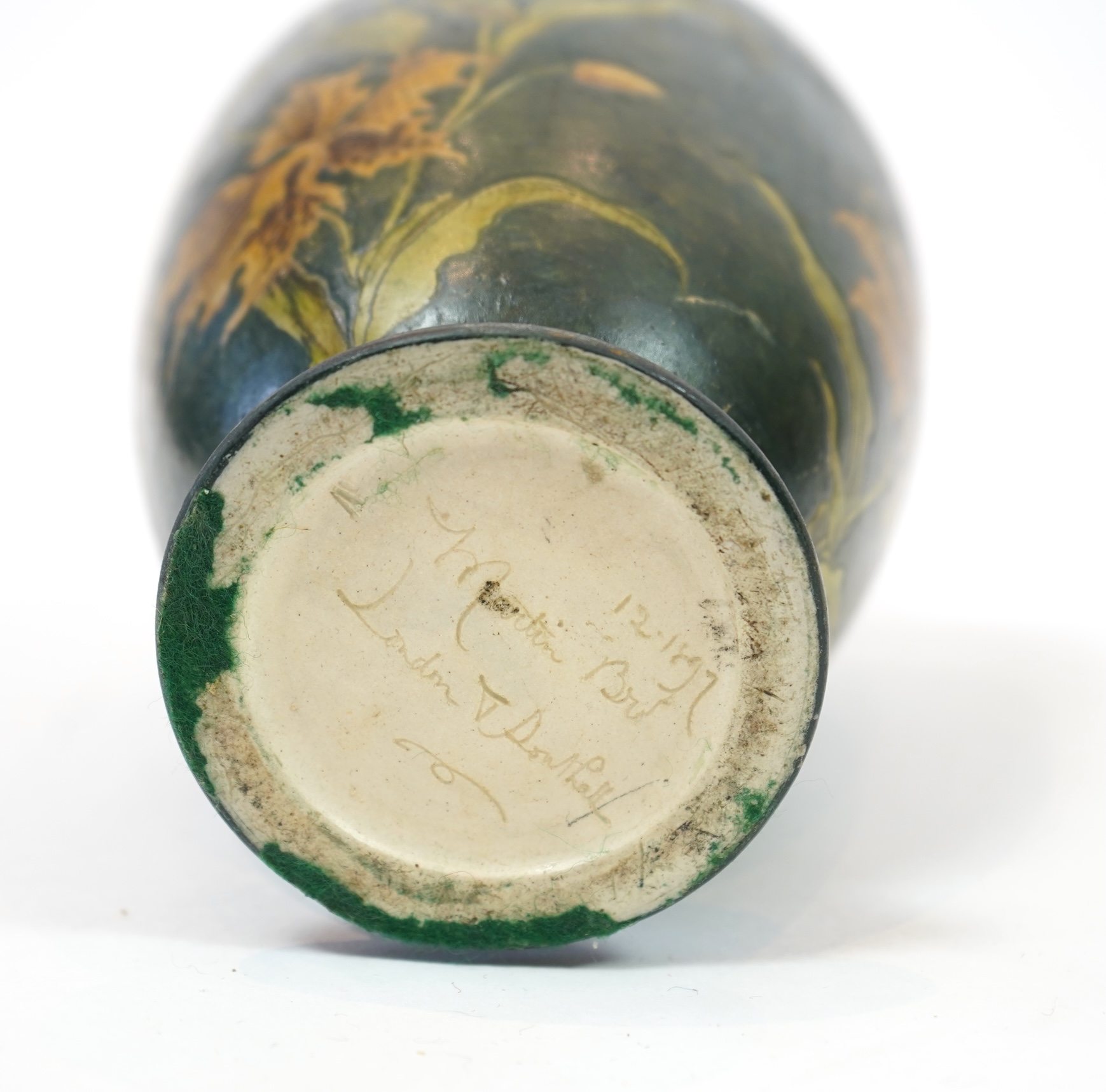 Martin Brothers: A stoneware vase